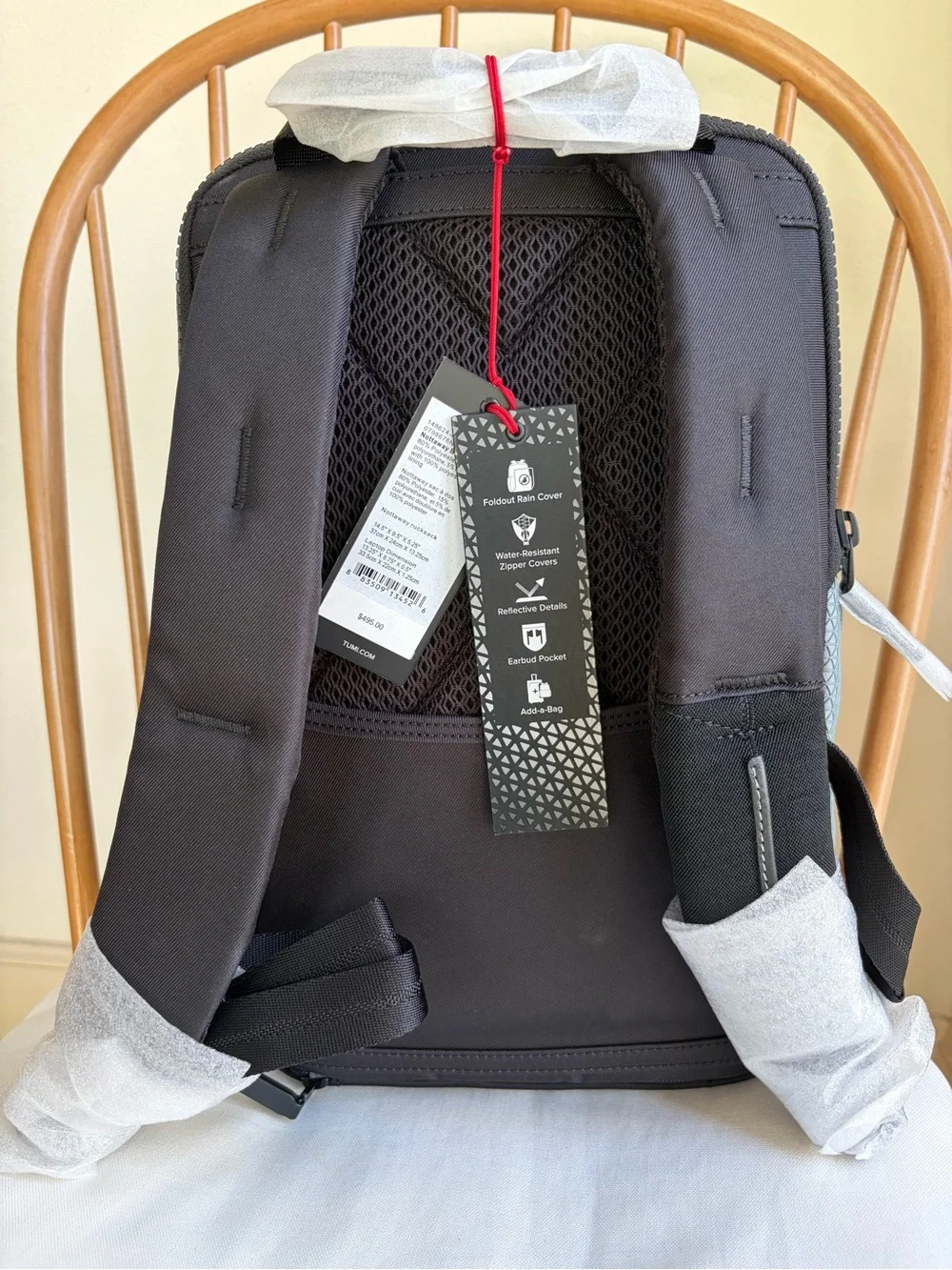 NWT TUMI Tahoe Nottaway Backpack Grey Black - $495